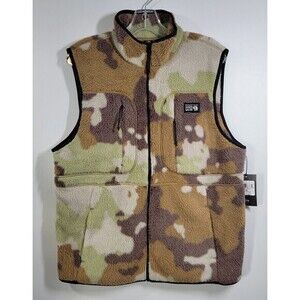 Mountain Hardwear HiCamp Fleece Vest Men's M Brown Camo OM3588-240